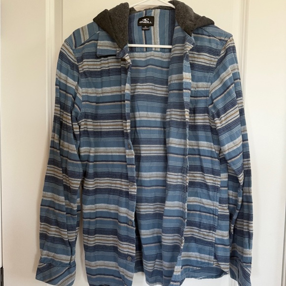o’neil hooded flannel - Picture 1 of 3